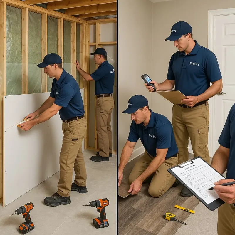 Repairs and Reconstruction process in Philadelphia, NY